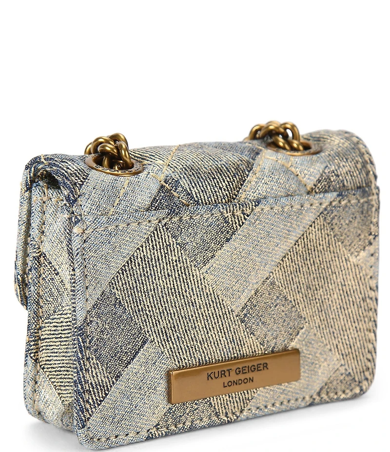 Kurt Geiger London Micro Kensington Chain Strap Crossbody Bag