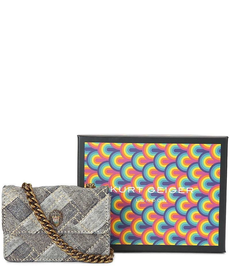 Kurt Geiger London Micro Kensington Chain Strap Crossbody Bag