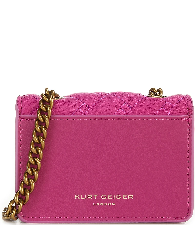 Kurt Geiger London Micro Kensington Quilted Crossbody Bag