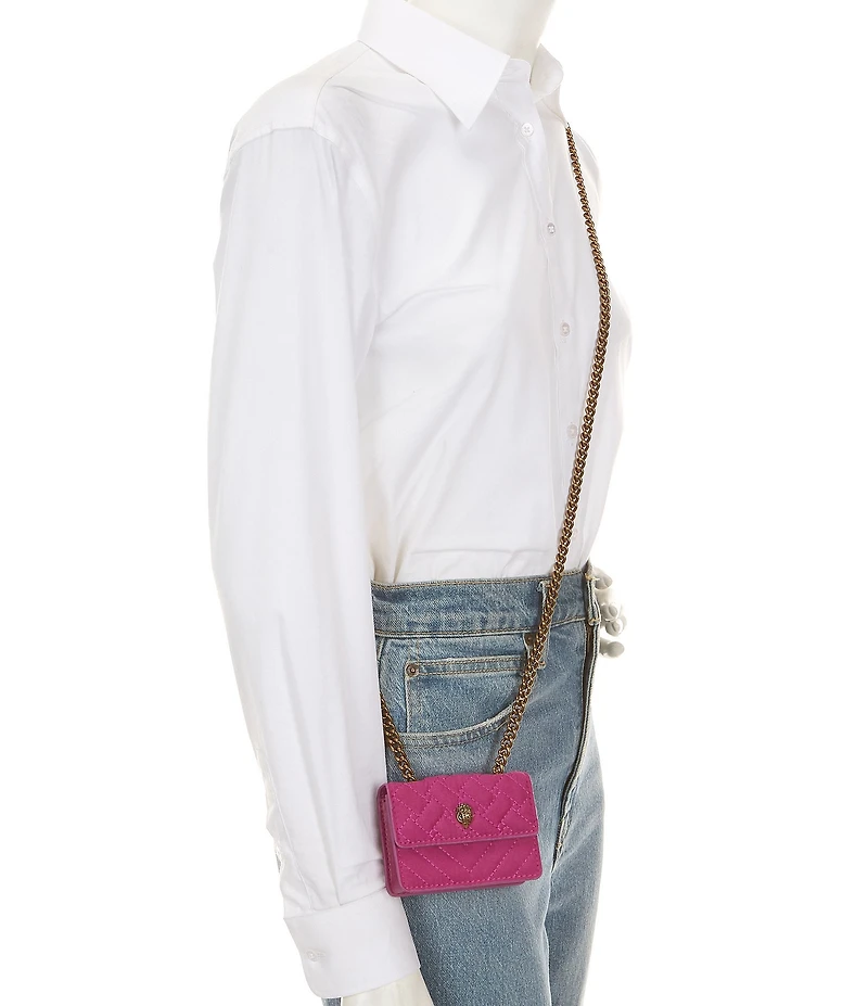 Kurt Geiger London Micro Kensington Quilted Crossbody Bag