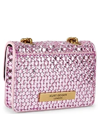 Kurt Geiger London Micro Kensington Metallic Crossbody Bag
