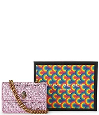 Kurt Geiger London Micro Kensington Metallic Crossbody Bag