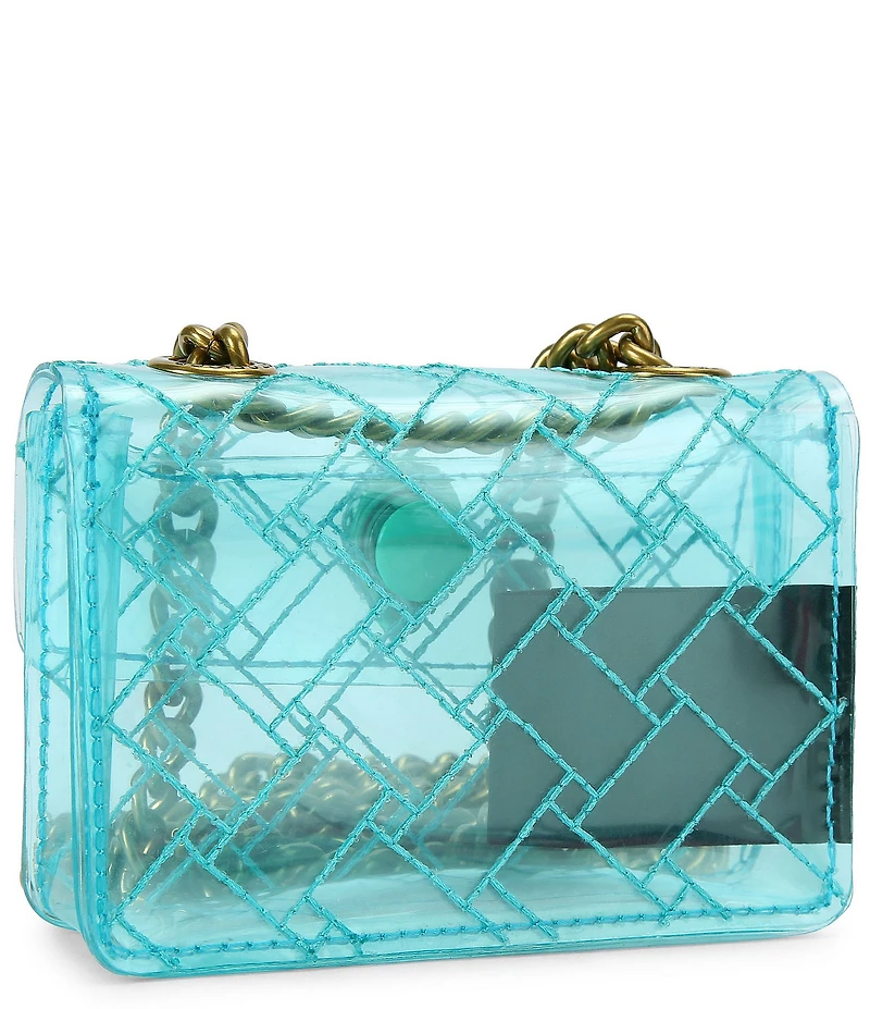 Kurt Geiger London Micro Kensington Clear Crossbody Bag