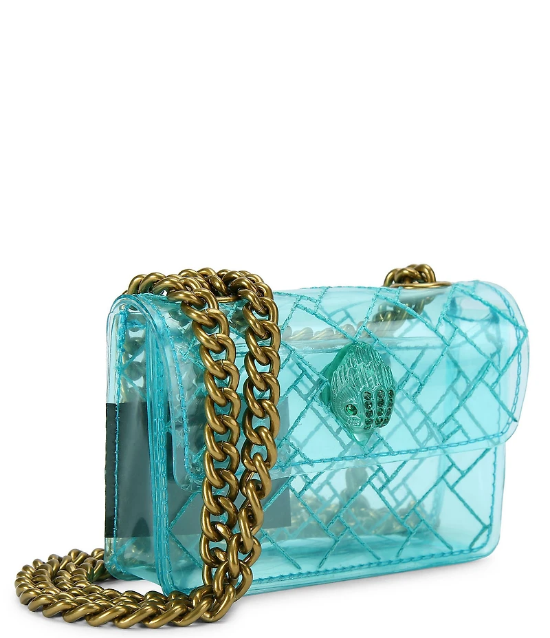 Kurt Geiger London Micro Kensington Clear Crossbody Bag