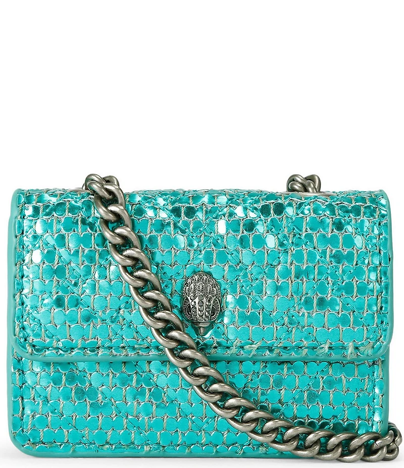 Kurt Geiger London Micro Kensington Metallic Crossbody Bag