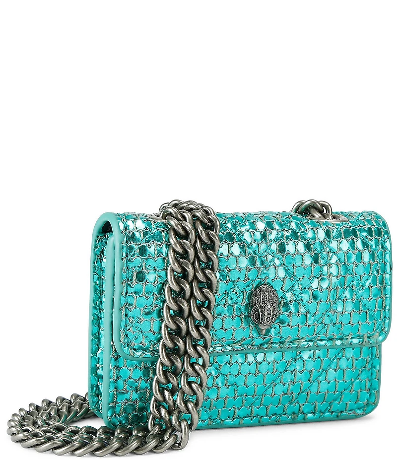 Kurt Geiger London Micro Kensington Metallic Crossbody Bag