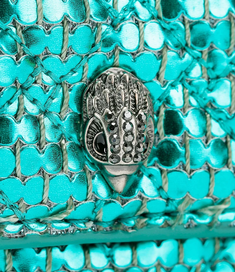 Kurt Geiger London Micro Kensington Metallic Crossbody Bag