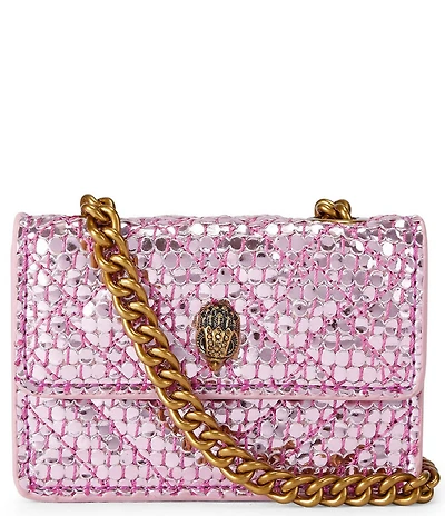 Kurt Geiger London Micro Kensington Metallic Crossbody Bag