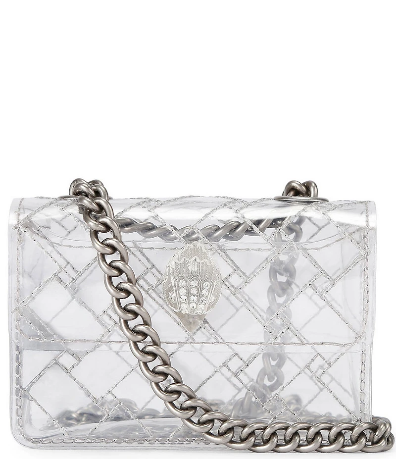Kurt Geiger London Micro Kensington Clear Crossbody Bag