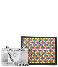 Kurt Geiger London Micro Kensington Clear Crossbody Bag