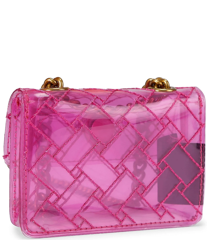 Kurt Geiger London Micro Kensington Clear Crossbody Bag