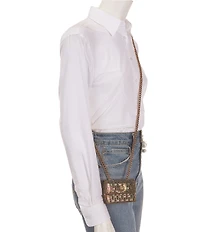 Kurt Geiger London Micro Kensington Crystals Crossbody Bag