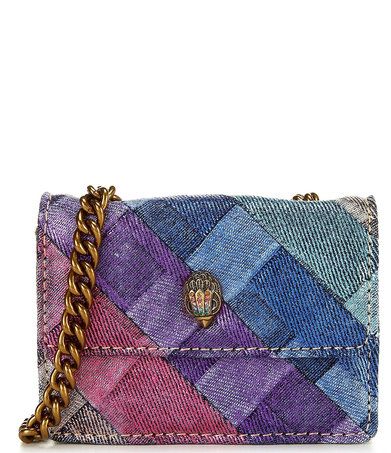 Kurt Geiger London Micro Kensington Denim Crossbody Bag