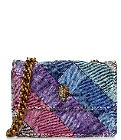 Kurt Geiger London Micro Kensington Denim Crossbody Bag