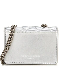 Kurt Geiger London Micro Kensington Metallic Rhinsteoned Eagle Crossbody Bag