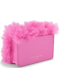 Kurt Geiger London Micro Kensington Eagle Faux Fur Crossbody Bag