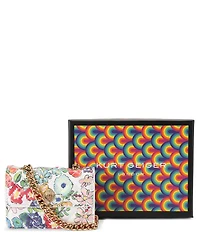 Kurt Geiger London Micro Kensington Floral Crossbody Bag