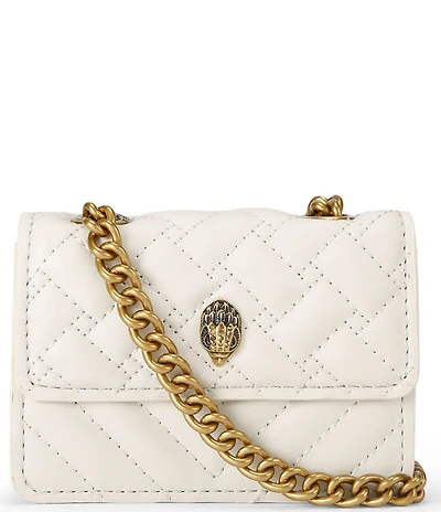 Kurt Geiger London Micro Kensington Quilted Chain Crossbody Bag