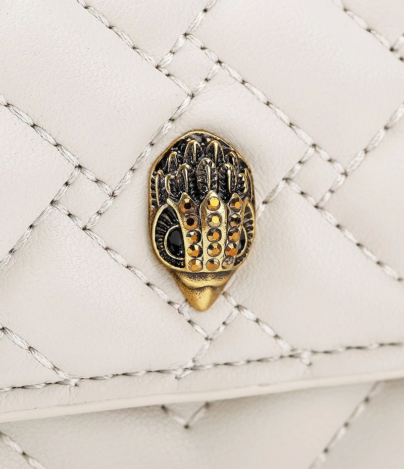 Kurt Geiger London Micro Kensington Quilted Chain Crossbody Bag