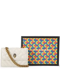 Kurt Geiger London Micro Kensington Quilted Chain Crossbody Bag