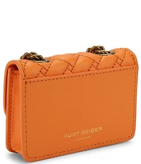Kurt Geiger London Micro Kensington Quilted Crossbody Bag