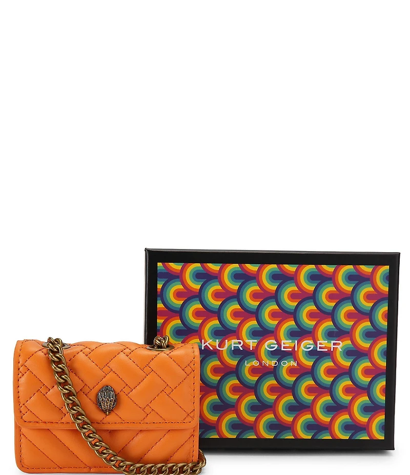 Kurt Geiger London Micro Kensington Quilted Crossbody Bag