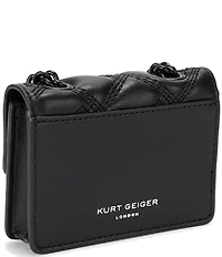 Kurt Geiger London Micro Kensington Quilted Crossbody Bag