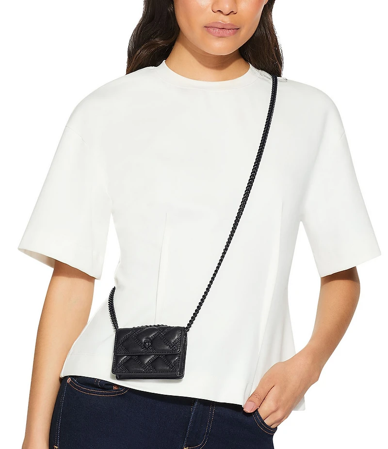 Kurt Geiger London Micro Kensington Quilted Crossbody Bag