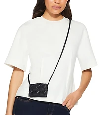 Kurt Geiger London Micro Kensington Quilted Crossbody Bag