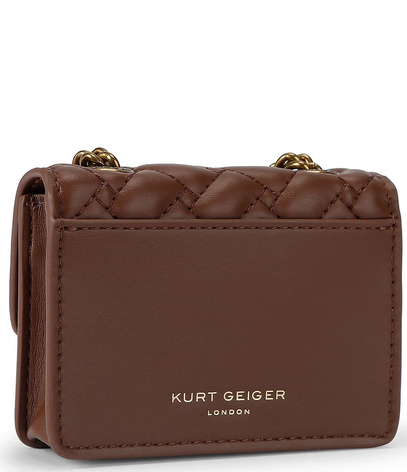 Kurt Geiger London Micro Kensington Quilted Crossbody Bag