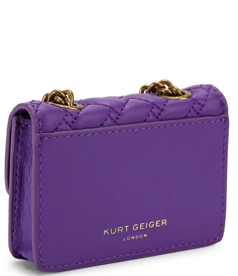 Kurt Geiger London Micro Kensington Quilted Crossbody Bag