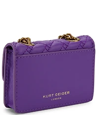 Kurt Geiger London Micro Kensington Quilted Crossbody Bag