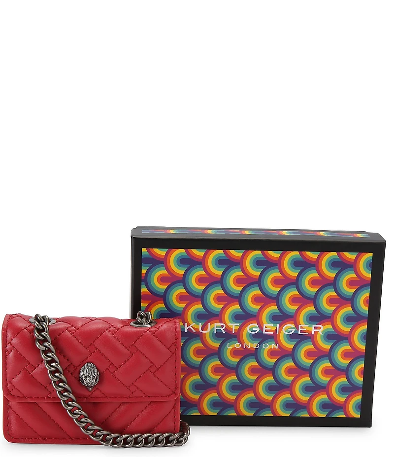 Kurt Geiger London Micro Kensington Quilted Crossbody Bag