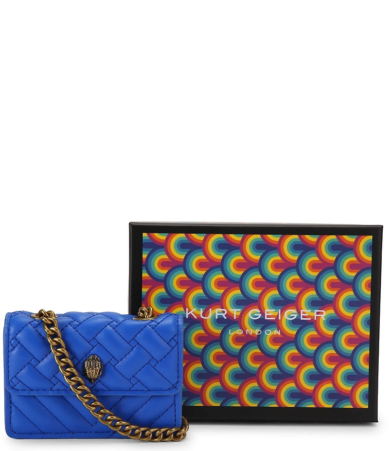 Kurt Geiger London Micro Kensington Quilted Crossbody Bag
