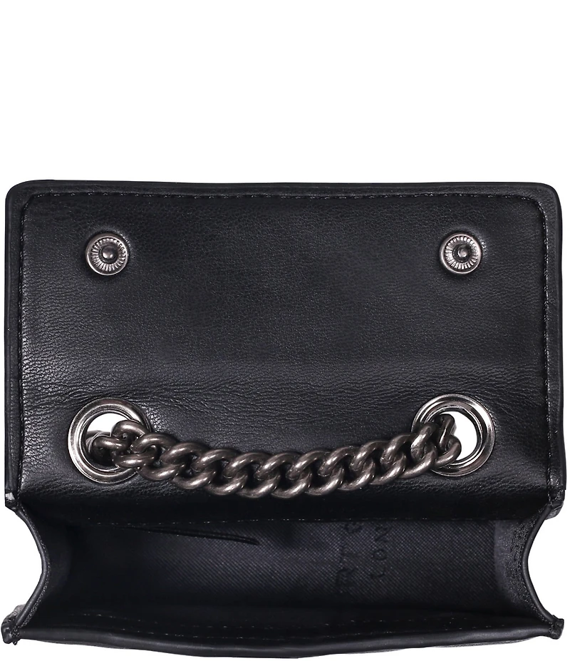 Kurt Geiger London Micro Kensington Silver Hardware Quilted Crossbody Bag