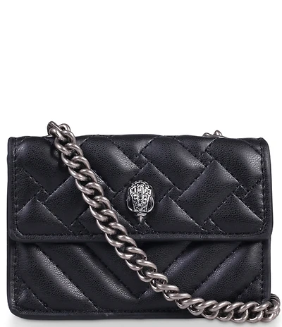 Kurt Geiger London Micro Kensington Quilted Chain Crossbody Bag