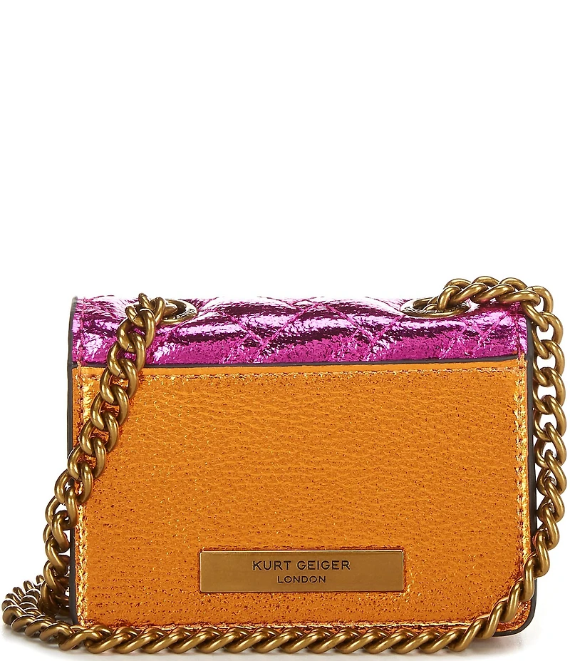 Kurt Geiger London Micro Kensington Two Tone Kurt Crossbody Bag
