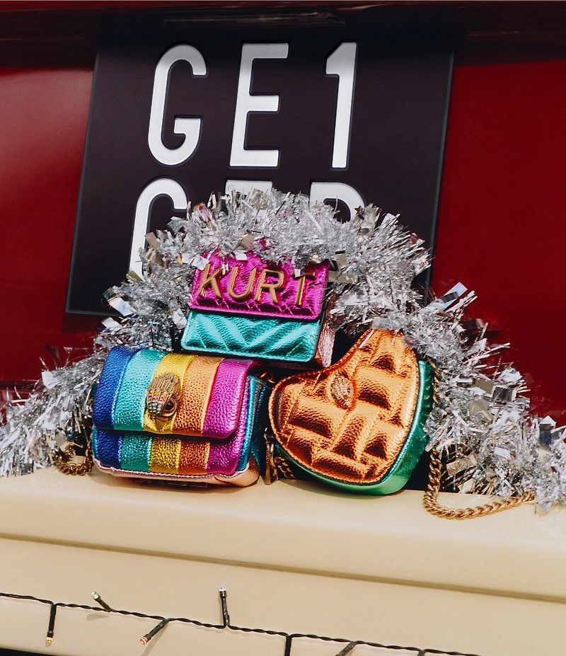 Kurt Geiger London Micro Kensington Two Tone Kurt Crossbody Bag