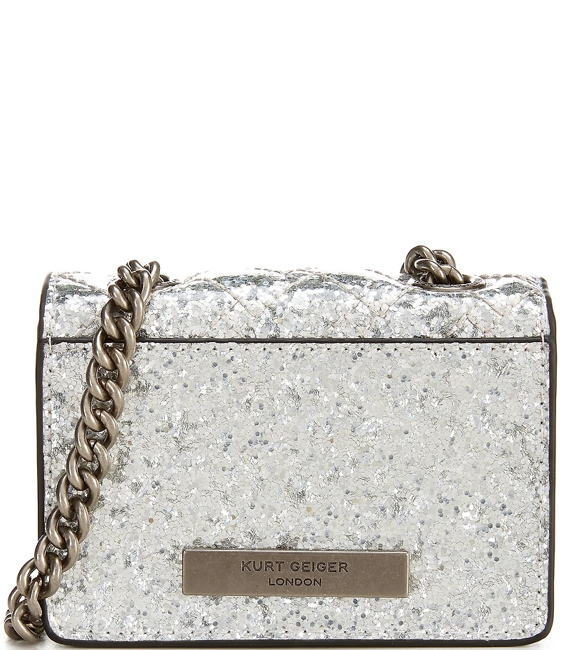 Kurt Geiger London Micro Metallic Sequin Crossbody Bag