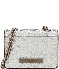 Kurt Geiger London Micro Metallic Sequin Crossbody Bag
