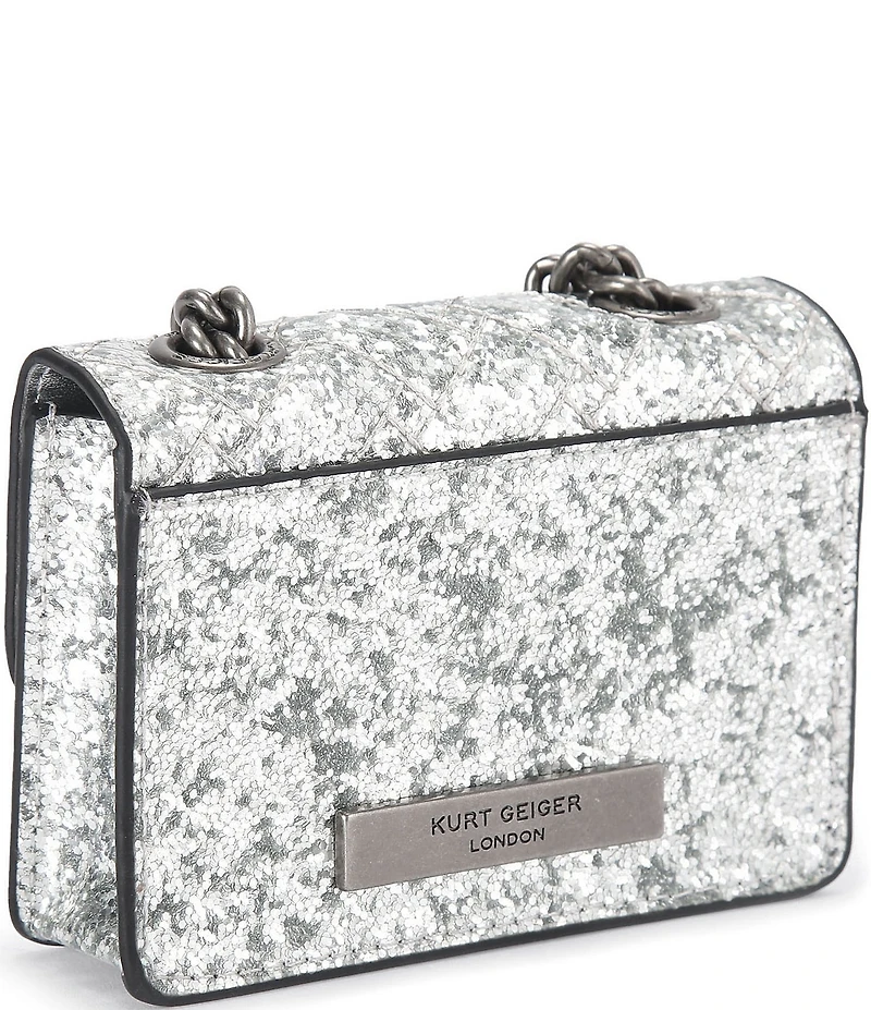 Kurt Geiger London Micro Metallic Sequin Crossbody Bag