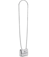Kurt Geiger London Micro Metallic Sequin Chain Crossbody Bag