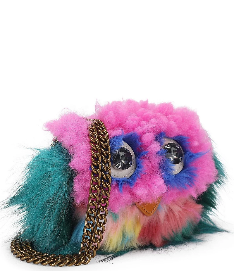 Kurt Geiger London Micro Oxford Mascot Faux Fur Crossbody Bag