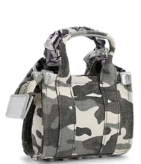Kurt Geiger London Micro Southbank Camo Crossbody Scarf Handle Bag