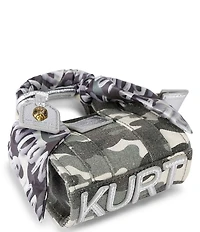 Kurt Geiger London Micro Southbank Camo Crossbody Scarf Handle Bag