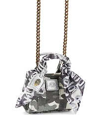 Kurt Geiger London Micro Southbank Camo Crossbody Scarf Handle Bag