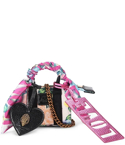 Kurt Geiger London Micro Southbank Floral Crossbody Mini Tote Bag