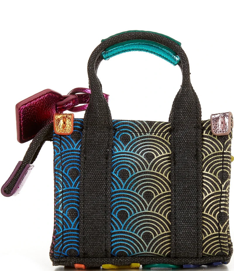 Kurt Geiger London Micro Southbank Geometric Pattern Crossbody Bag