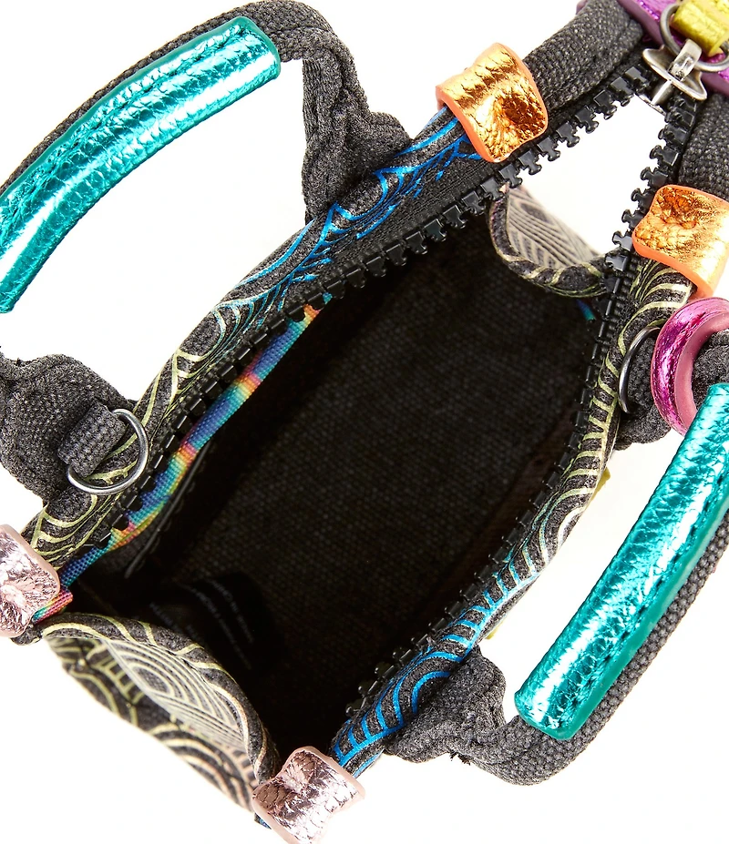 Kurt Geiger London Micro Southbank Geometric Pattern Crossbody Bag