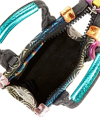 Kurt Geiger London Micro Southbank Geometric Pattern Crossbody Bag